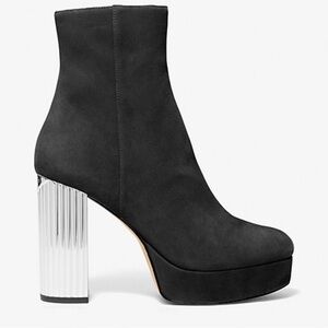 Michael Kors Porter Suede Platform Ankle Boots – 9 Brand New (not outlet)